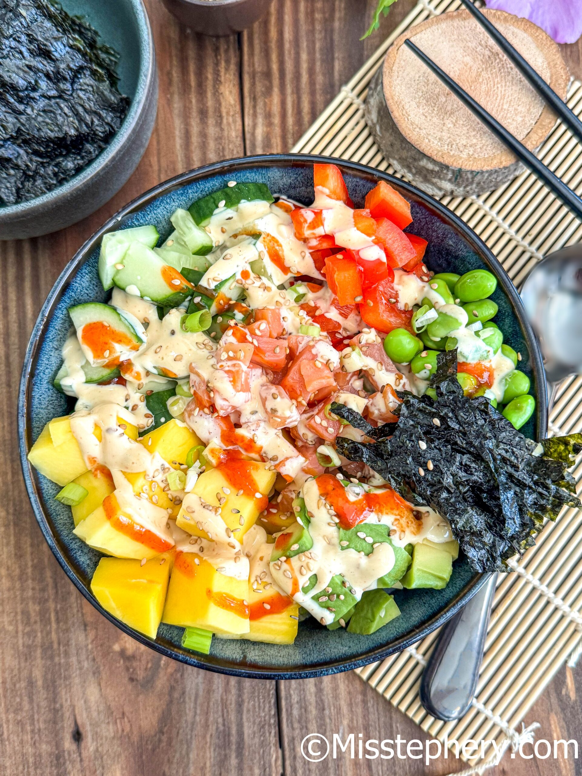 Salade Sushi au saumon